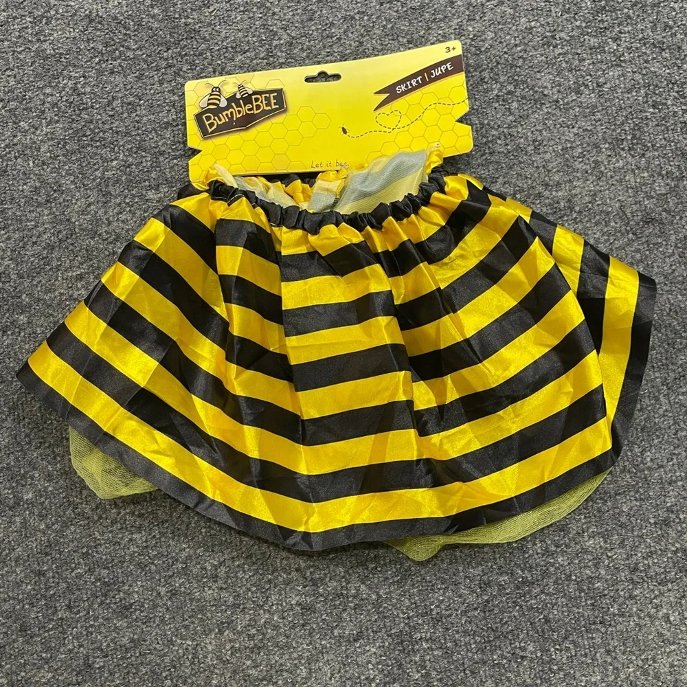 ***NWT Bundle BumbleBee Dress up Halloween Skirt & Headband